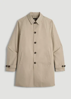 Minimalist Trench Coat for Tall Men