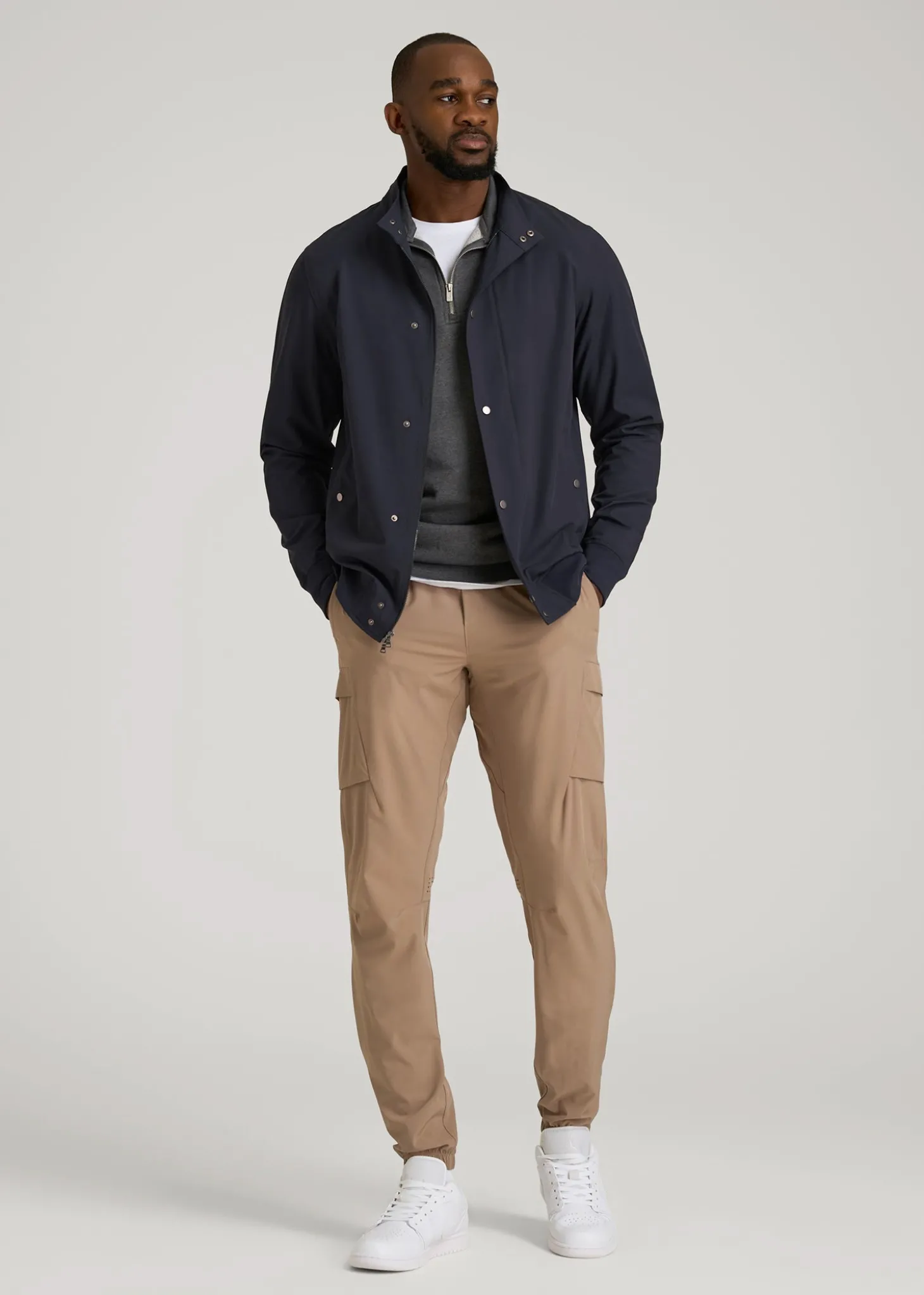 Motion Bomber Jacket for Tall Men