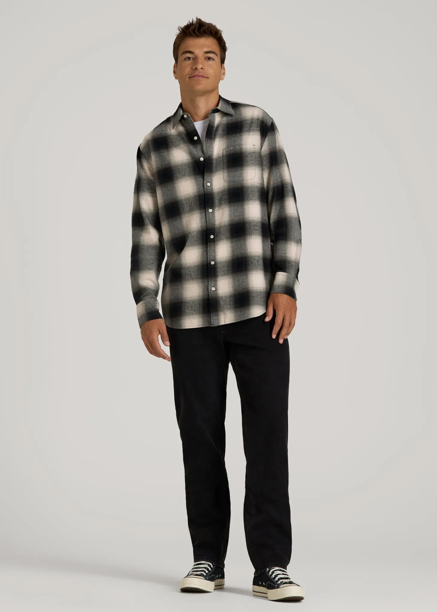 Nelson Flannel Shirt for Tall Men