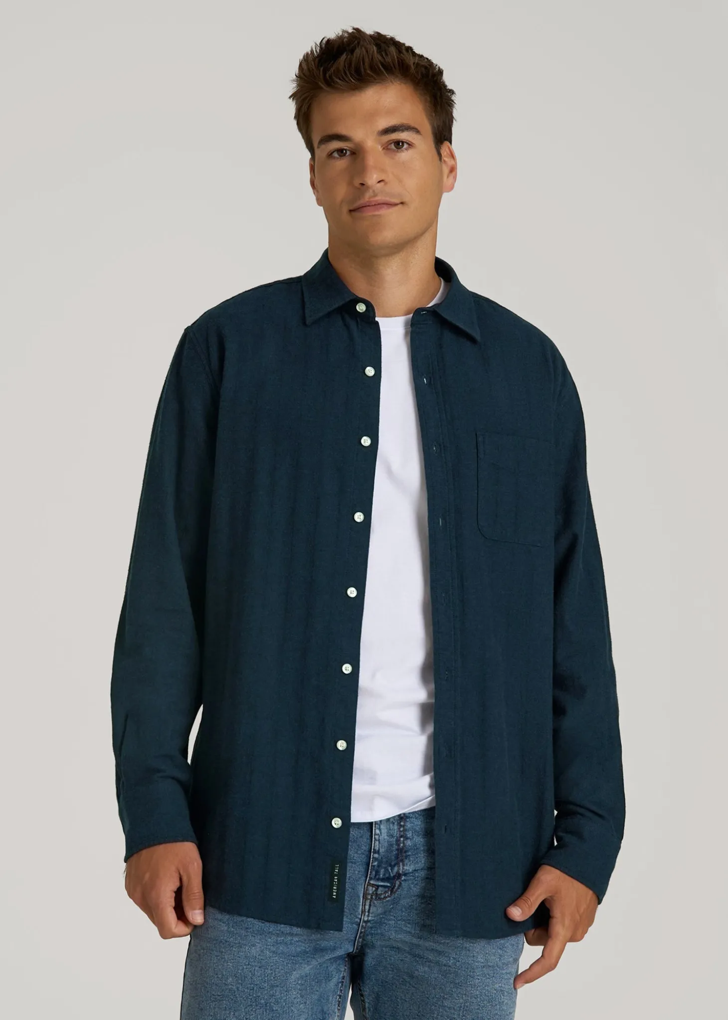 Nelson Flannel Shirt for Tall Men
