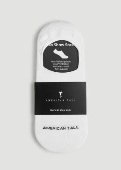 No Show Socks for Tall Men 3-Pack
