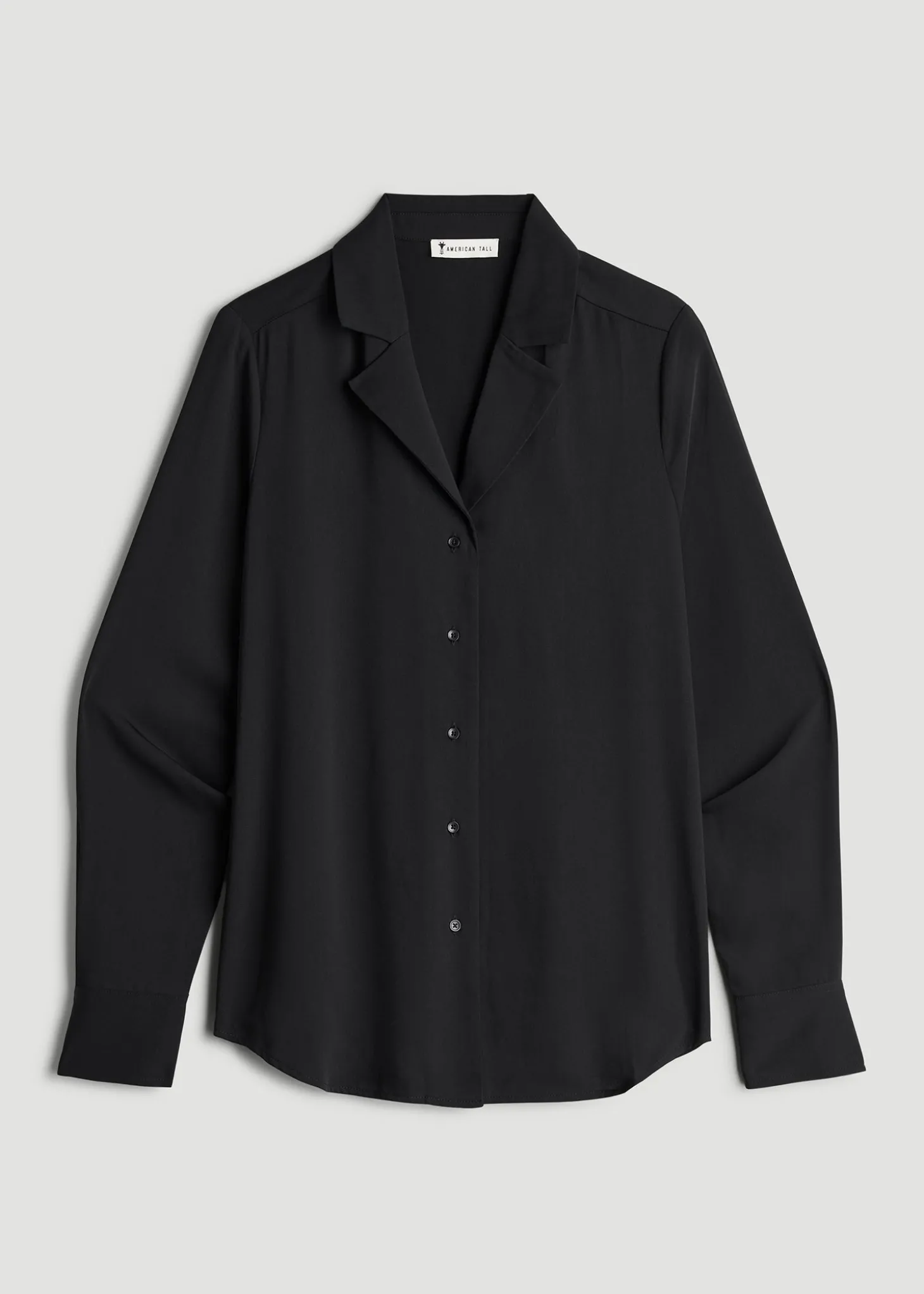 Notch Collar Blouse for Tall Women