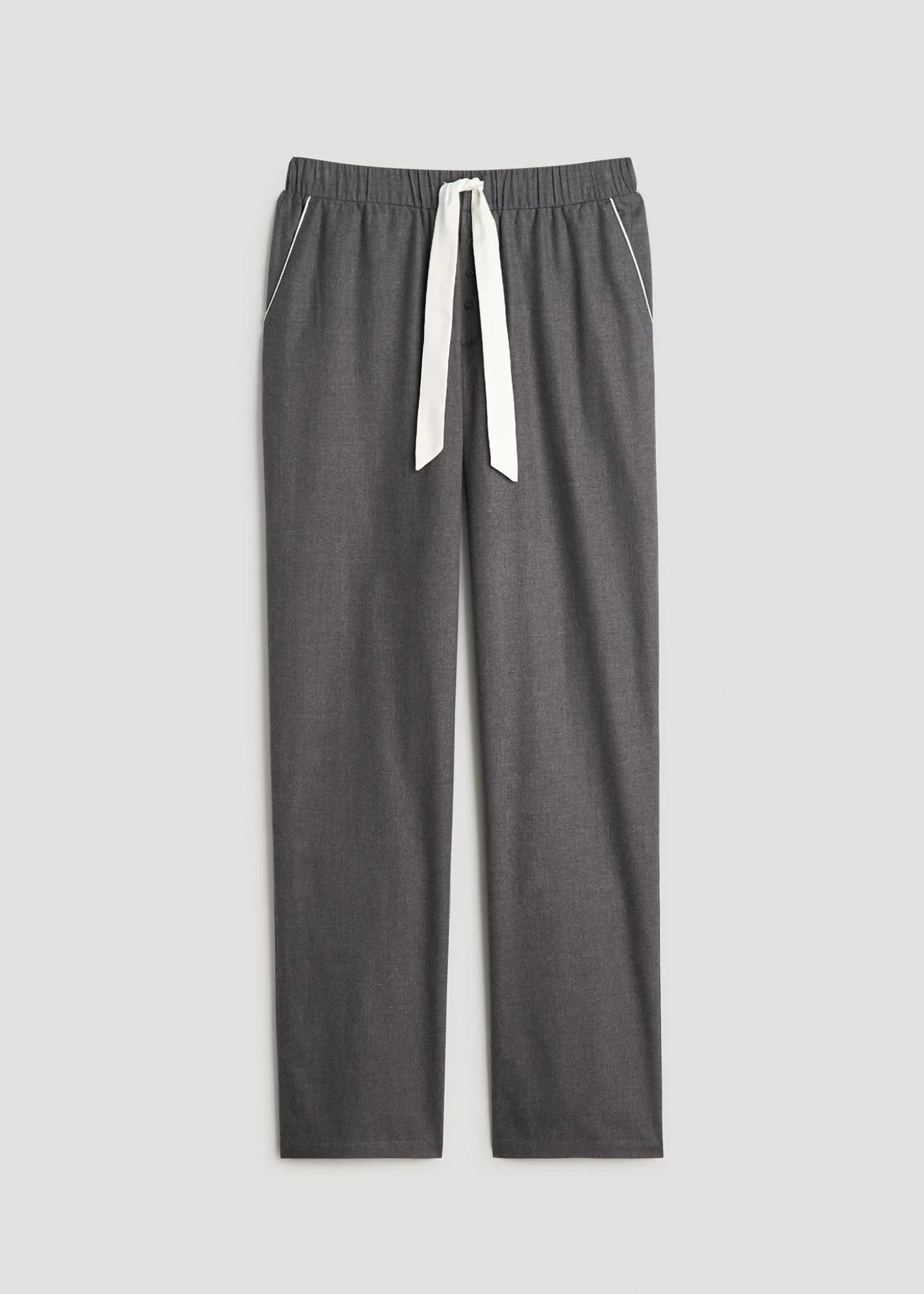 Open-Bottom Flannel Pajama Pants for Tall Women
