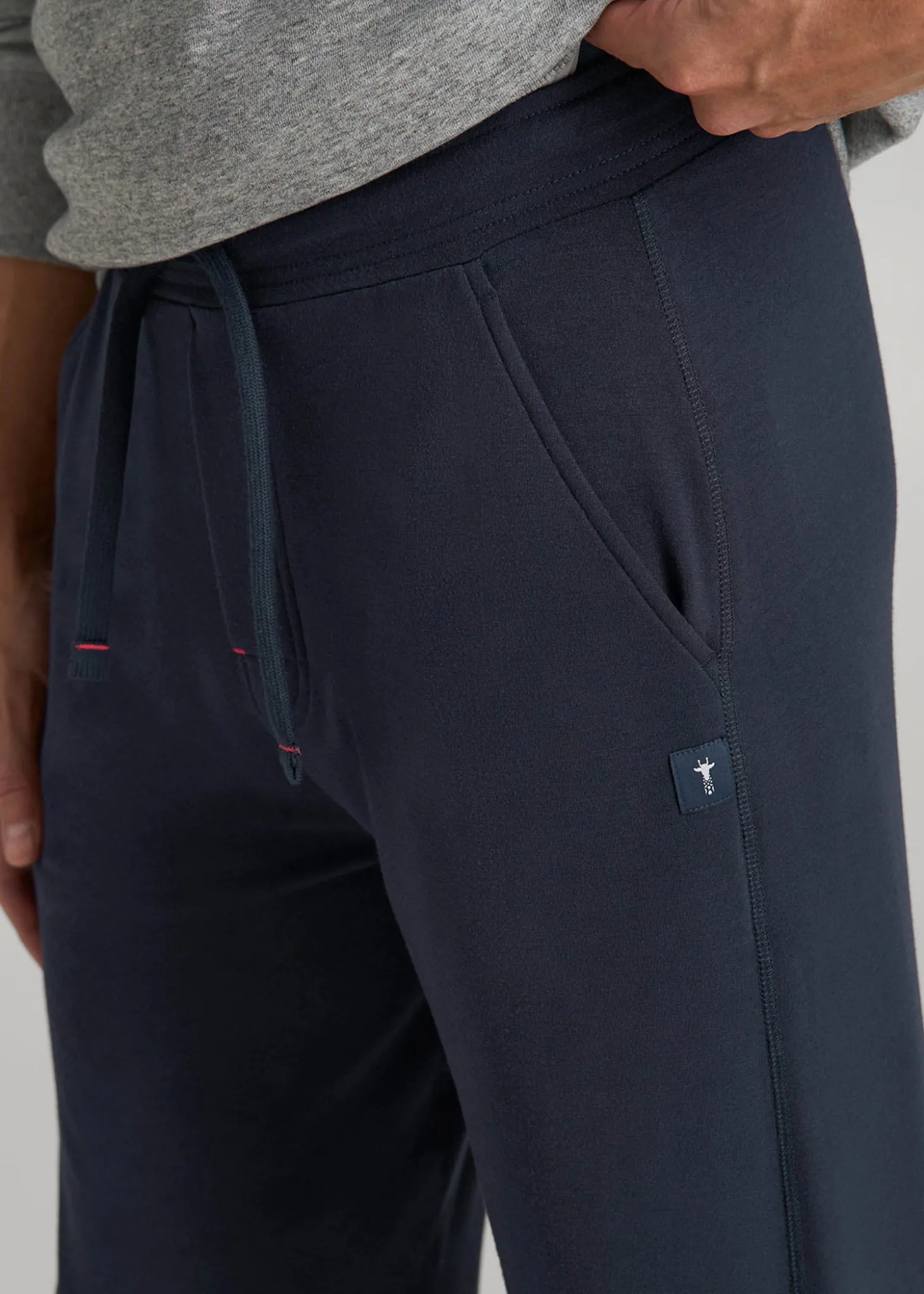 Open-Bottom Pajama Pants for Tall Men