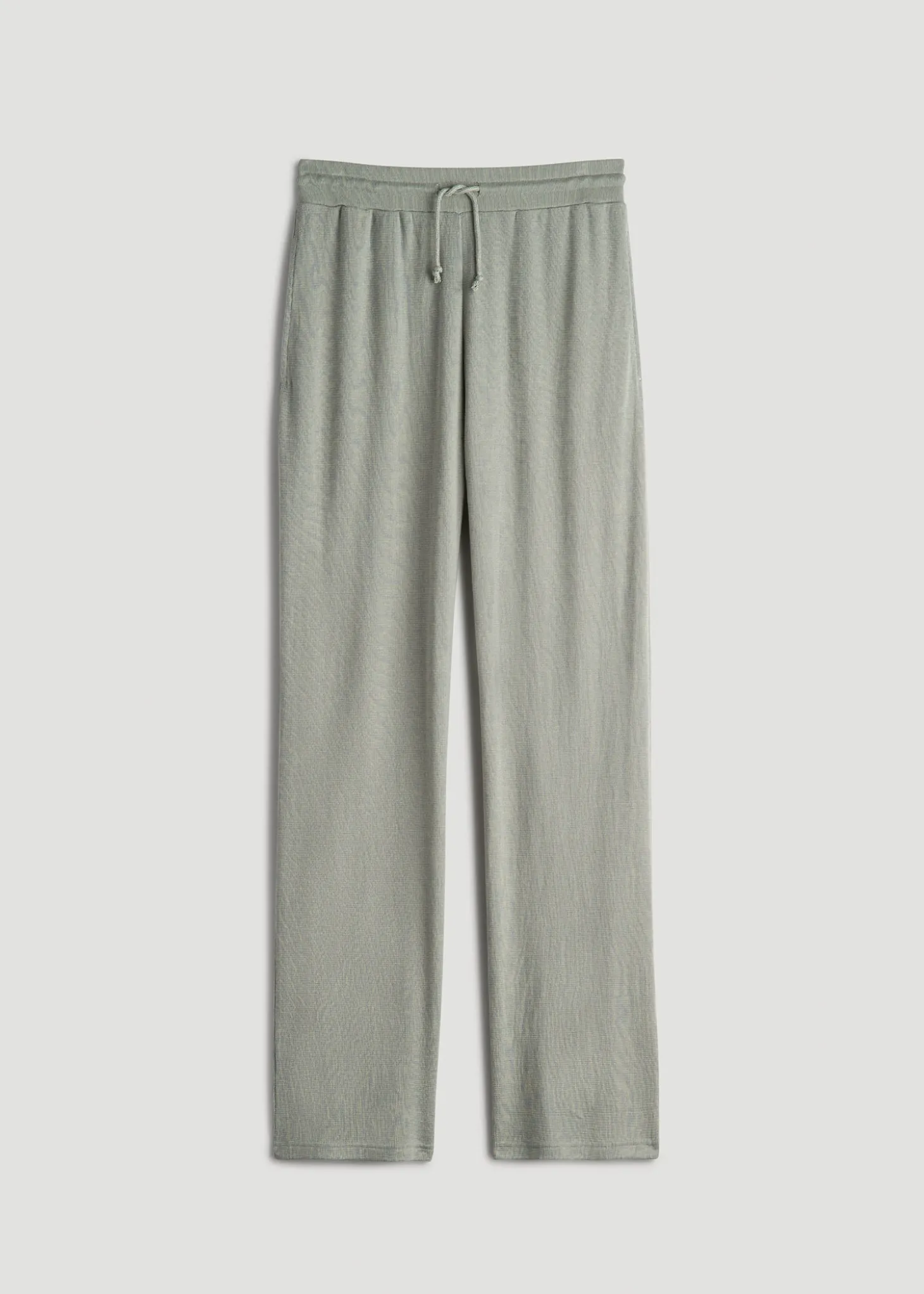 Open-Bottom Waffle Lounge Pants for Tall Women