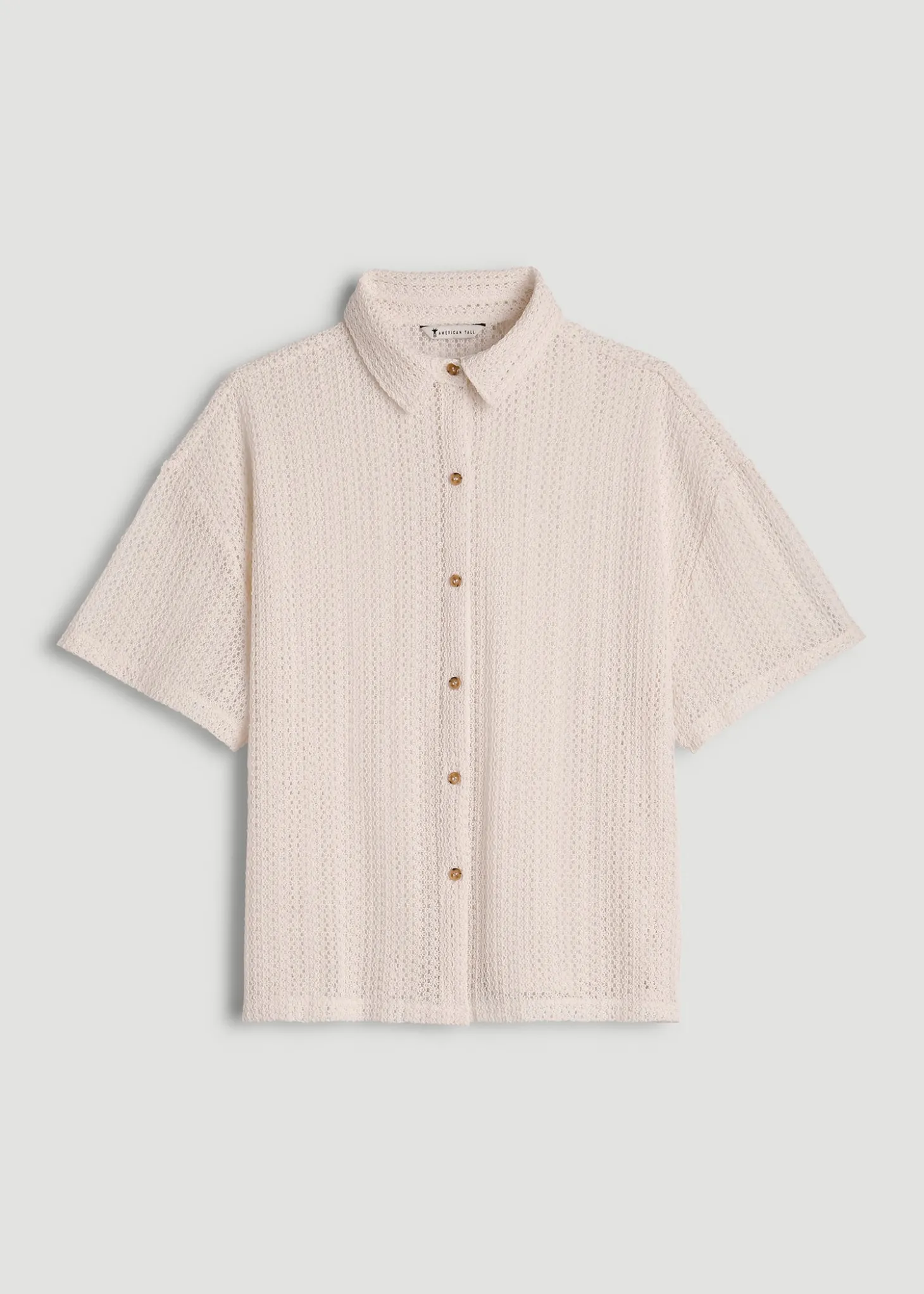 Openwork Loose Knit Top for Tall Women