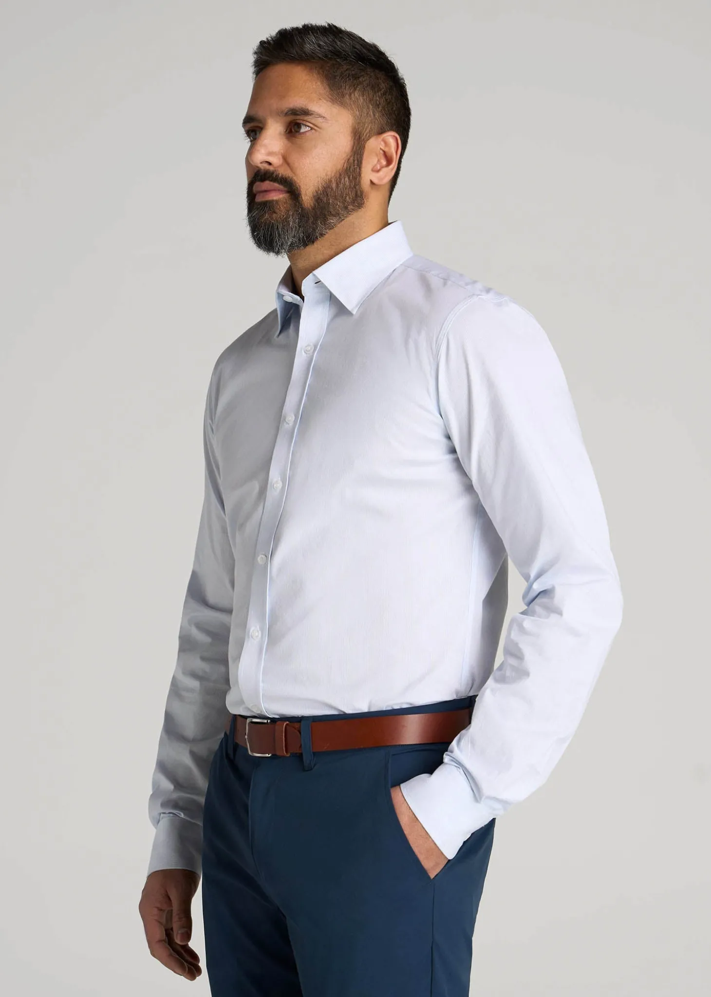 Oskar Easy Care Dress Shirt for Tall Men