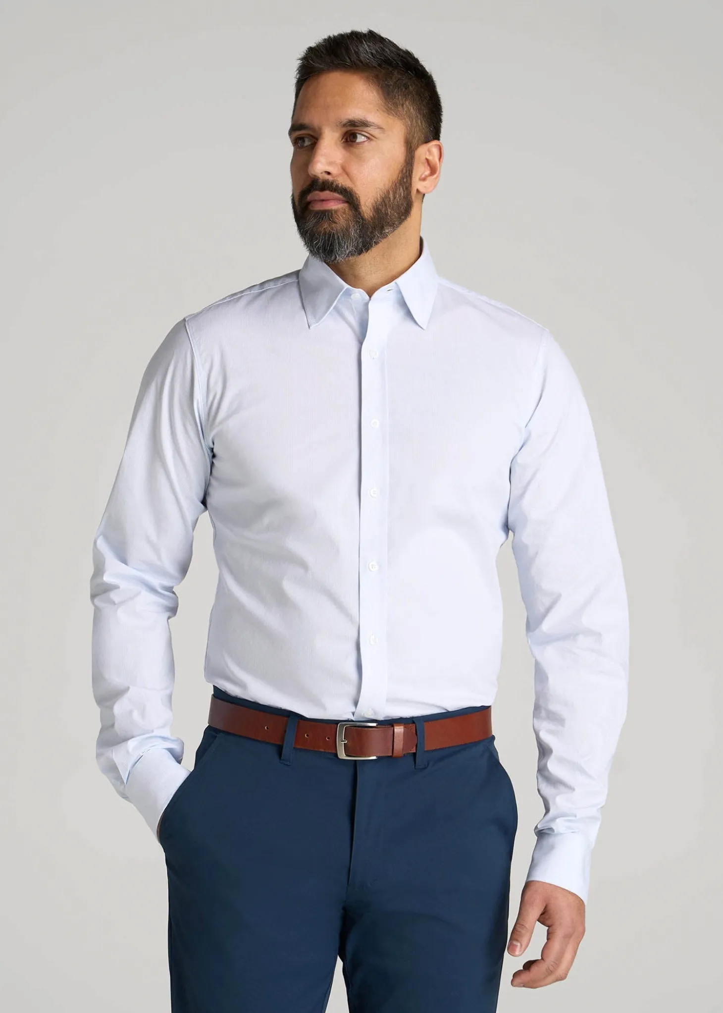 Oskar Easy Care Dress Shirt for Tall Men