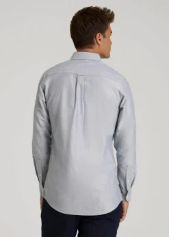 Oxford Cloth Button Down Shirt for Tall Men