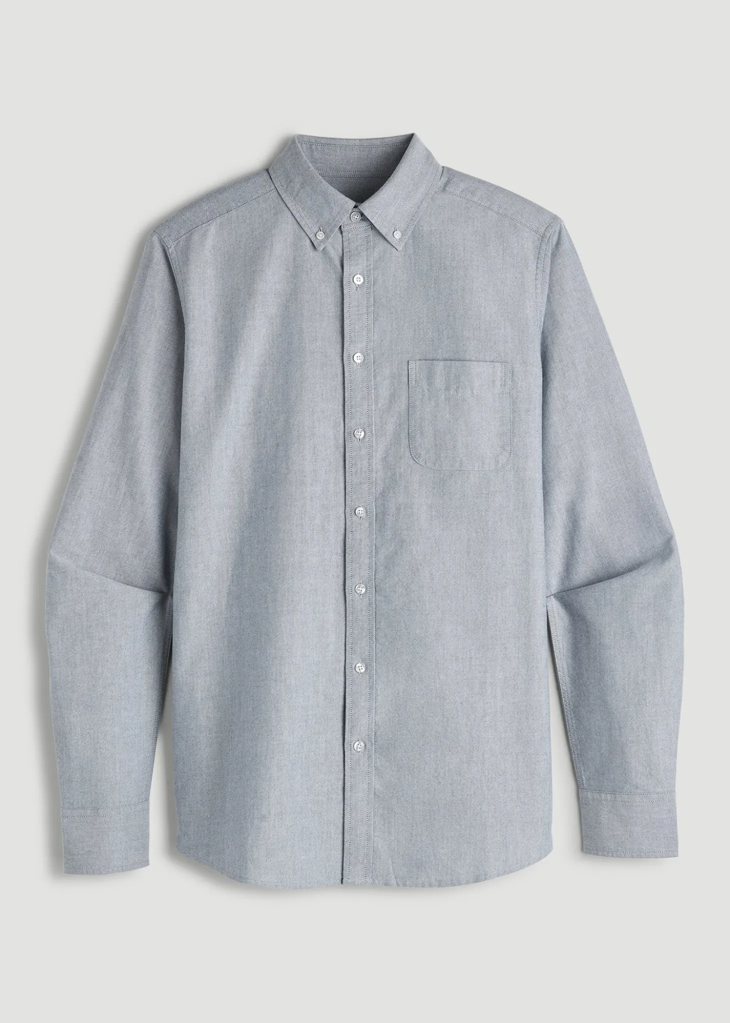 Oxford Cloth Button Down Shirt for Tall Men