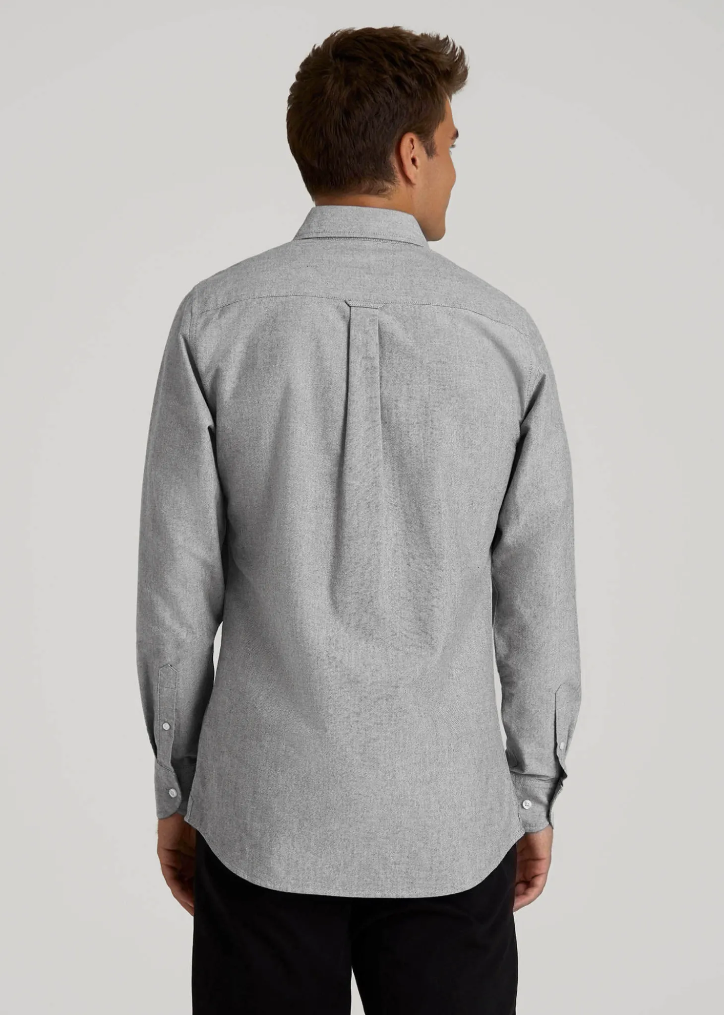 Oxford Cloth Button Down Shirt for Tall Men