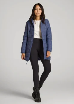 Packable Puffer Jacket for Tall Women