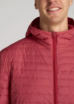 Packable Puffer Jacket for Tall Men