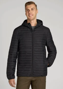 Packable Puffer Jacket for Tall Men