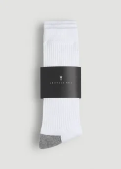 3-Pack Crew Socks for Tall Men