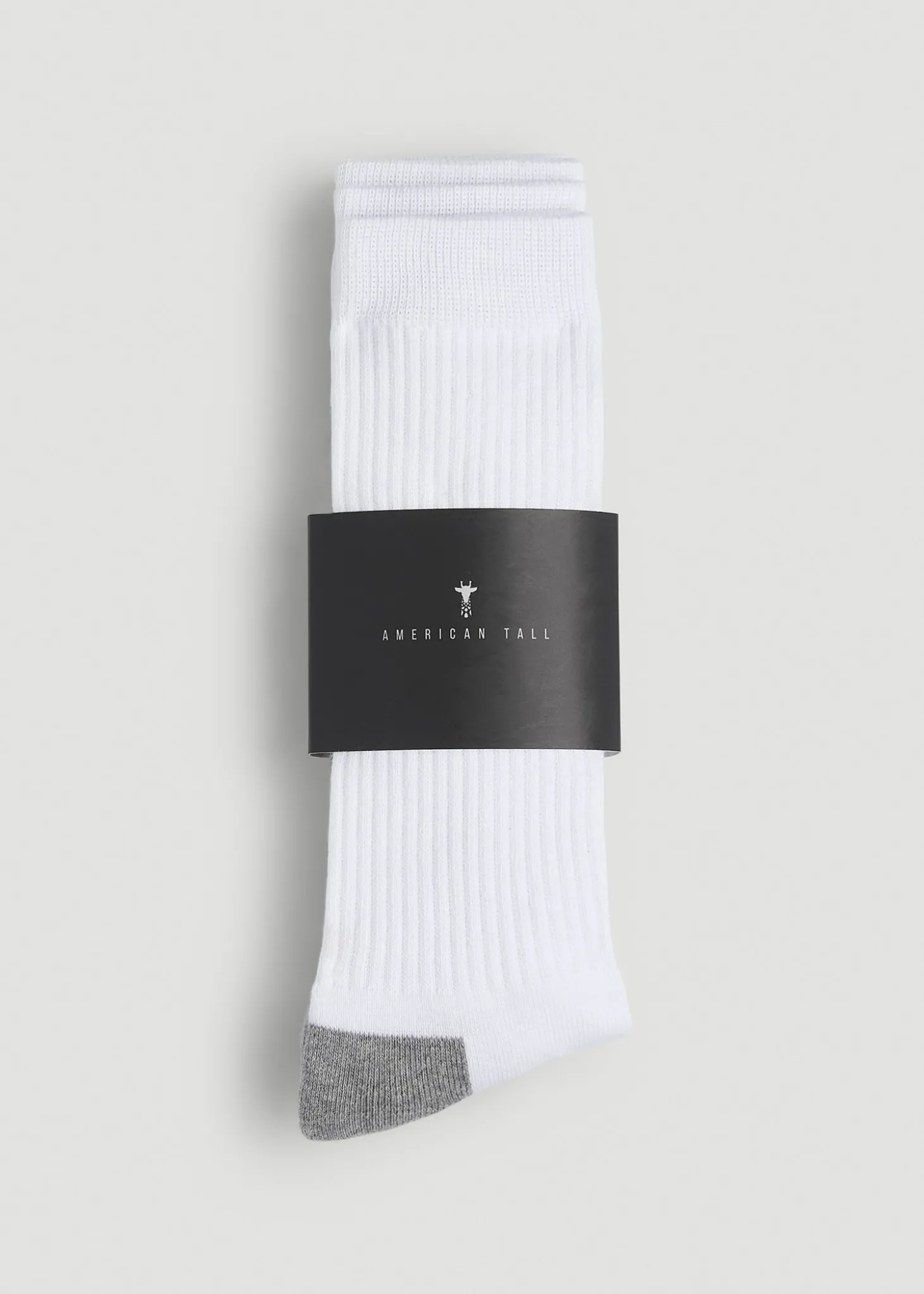 3-Pack Crew Socks for Tall Men