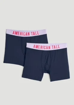 2-Pack Micro Modal Boxer Briefs for Tall Men