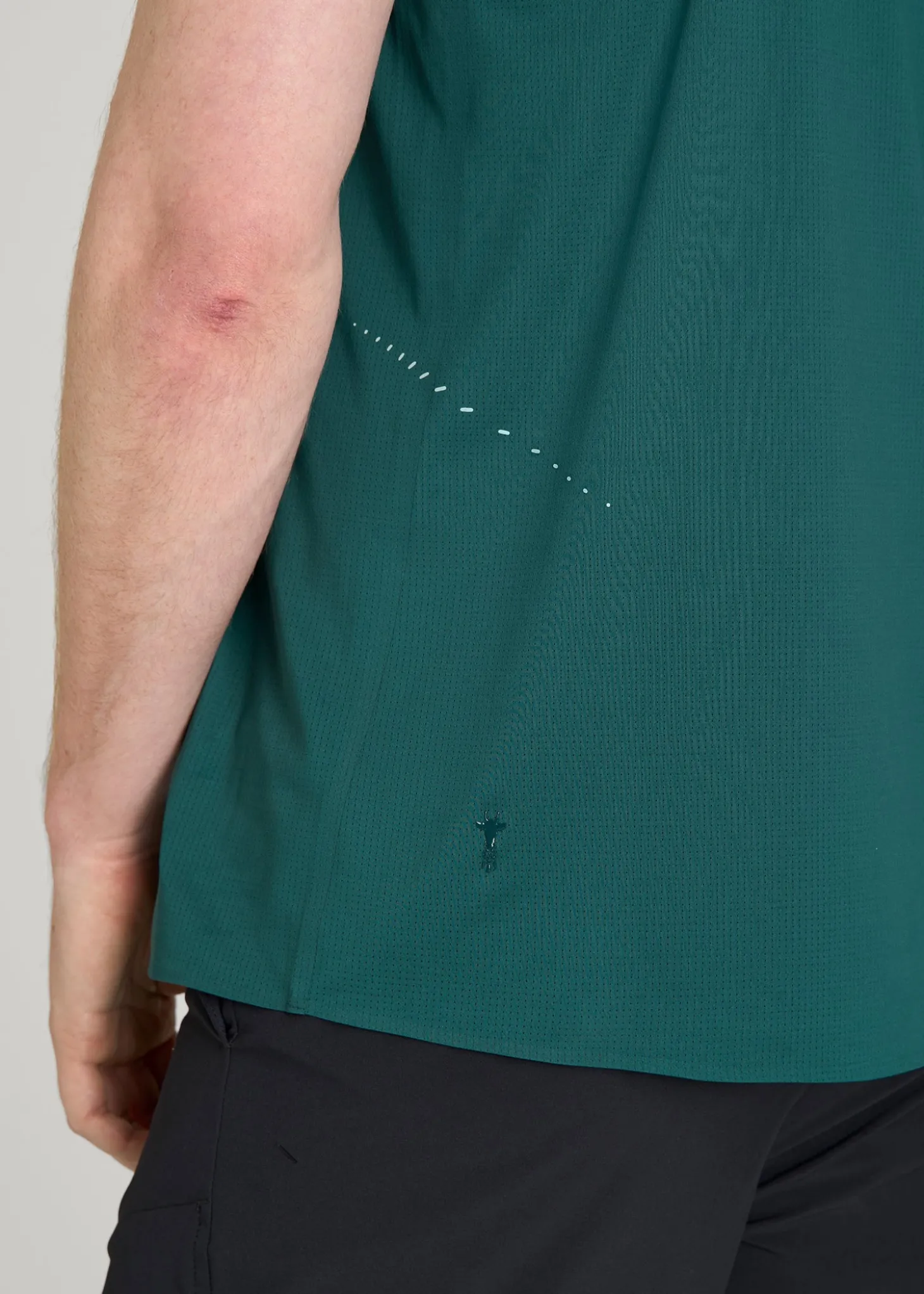 Perforated Training Singlet for Tall Men