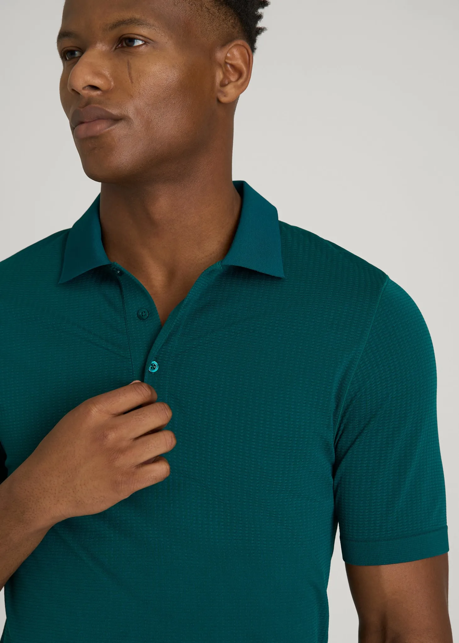 Performance Vented Golf Polo for Tall Men