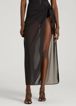 Power Mesh Long Sarong for Tall Women