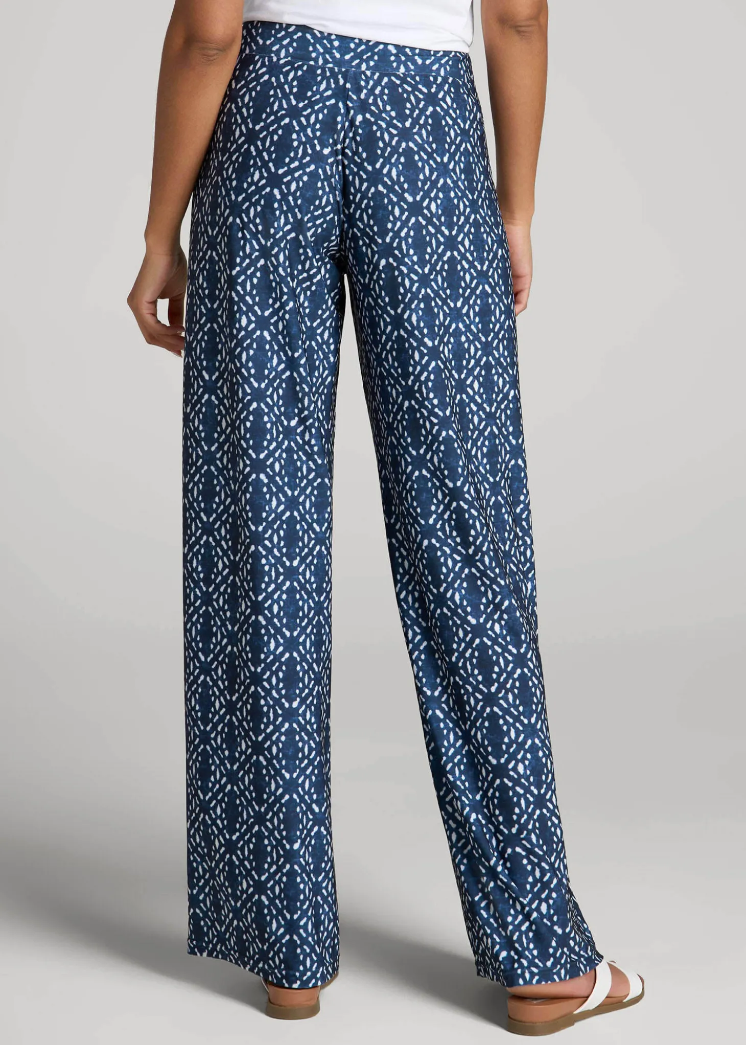 Pull-On Breezy Wide Leg Pants for Tall Women