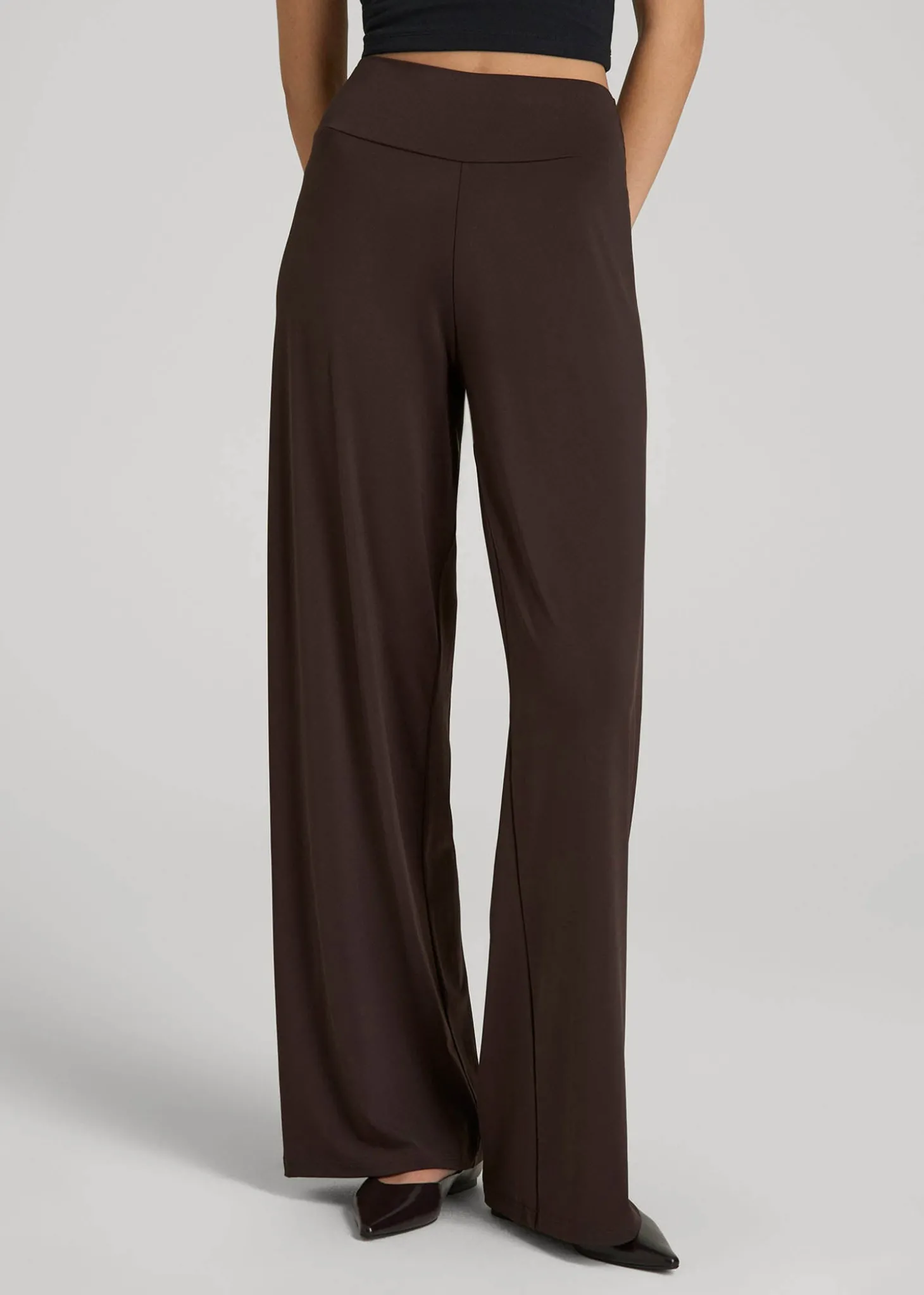 Pull-On Breezy Wide Leg Pants for Tall Women