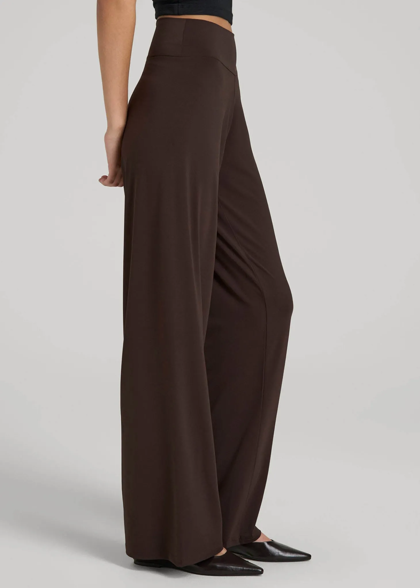 Pull-On Breezy Wide Leg Pants for Tall Women