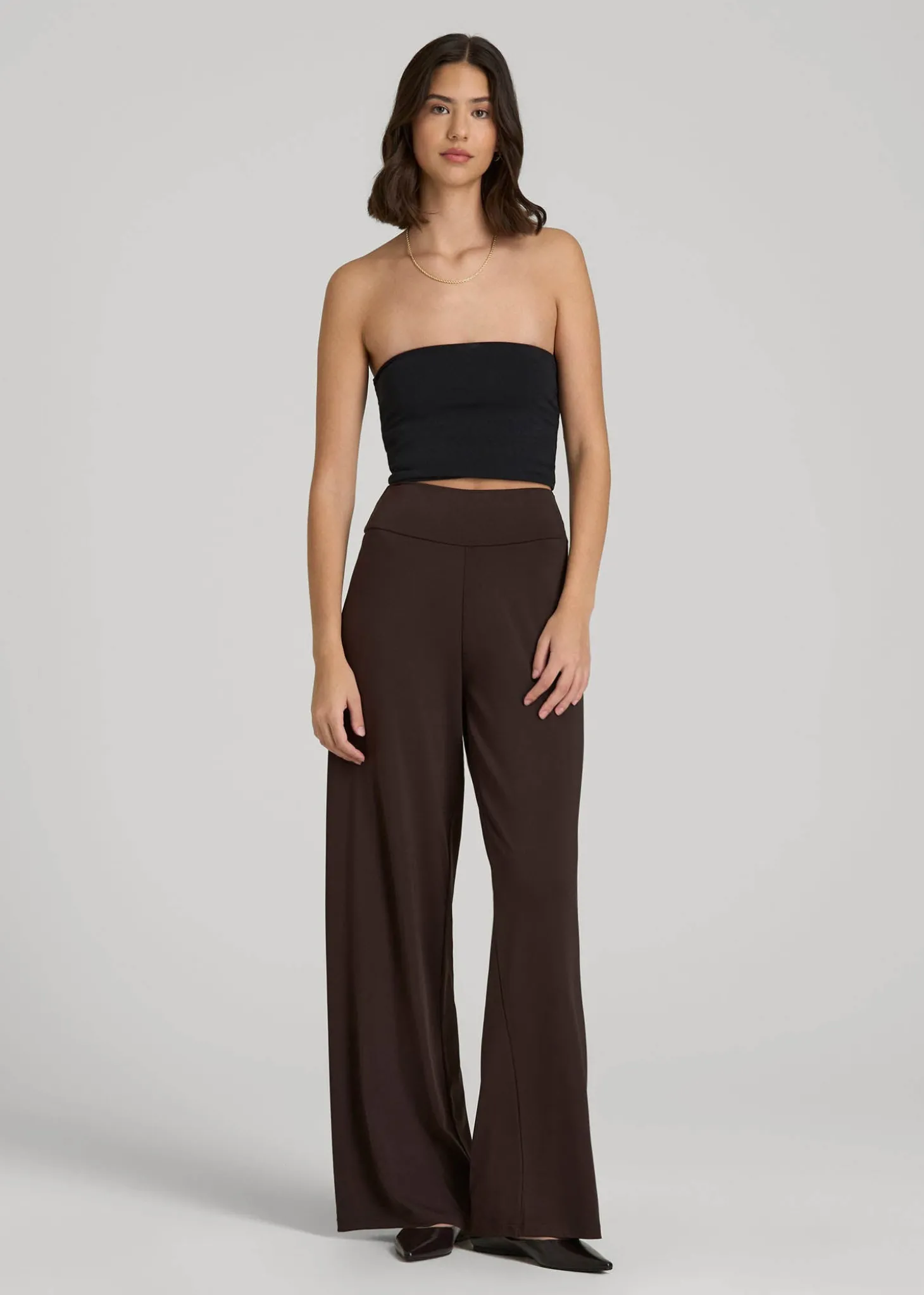 Pull-On Breezy Wide Leg Pants for Tall Women