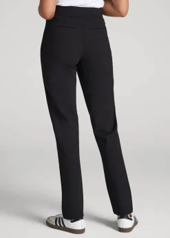 Pull-On Slim Dress Pants for Tall Women