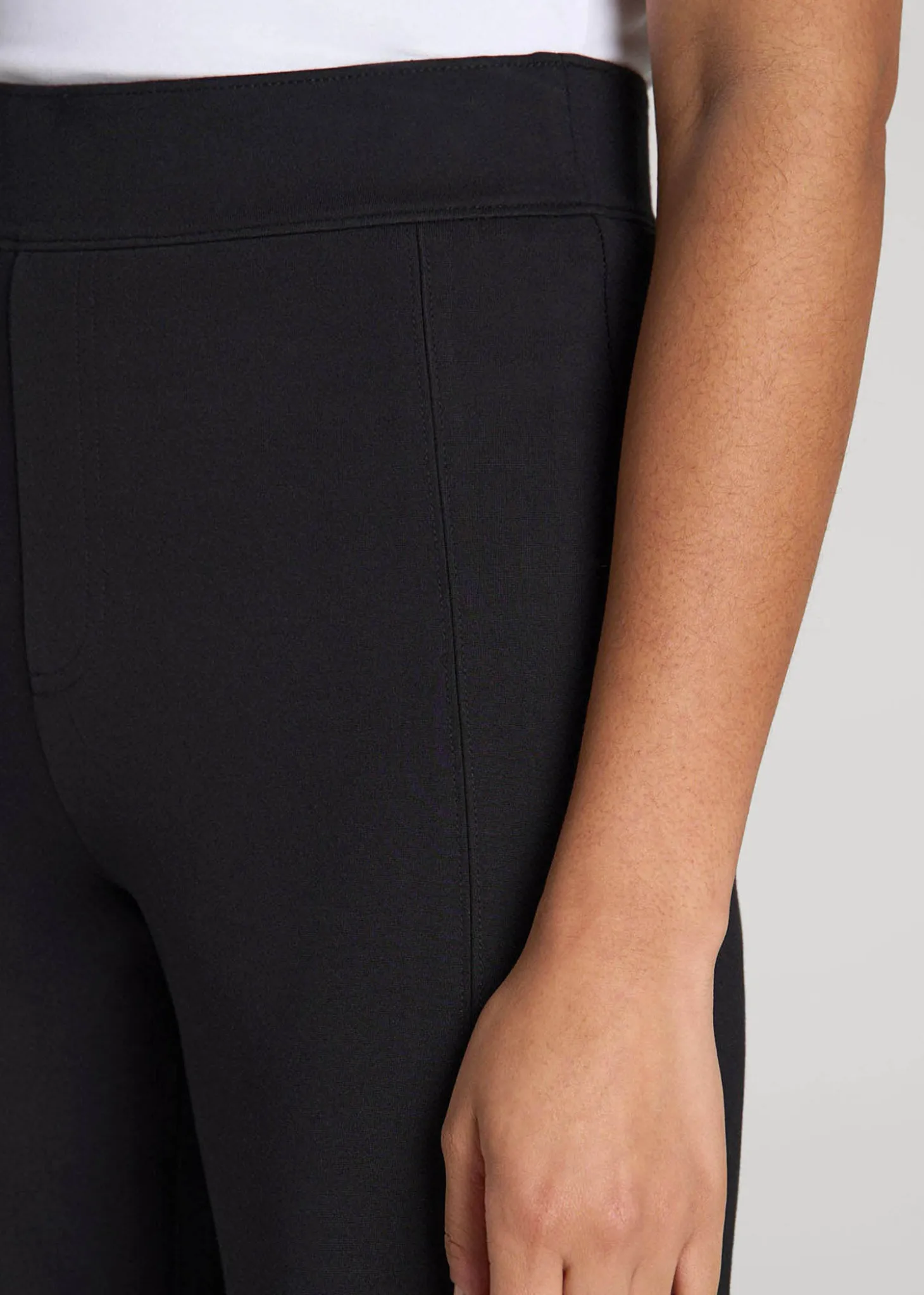 Pull-On Slim Dress Pants for Tall Women