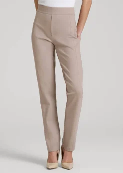 Pull-on Slim Dress Pants for Tall Women
