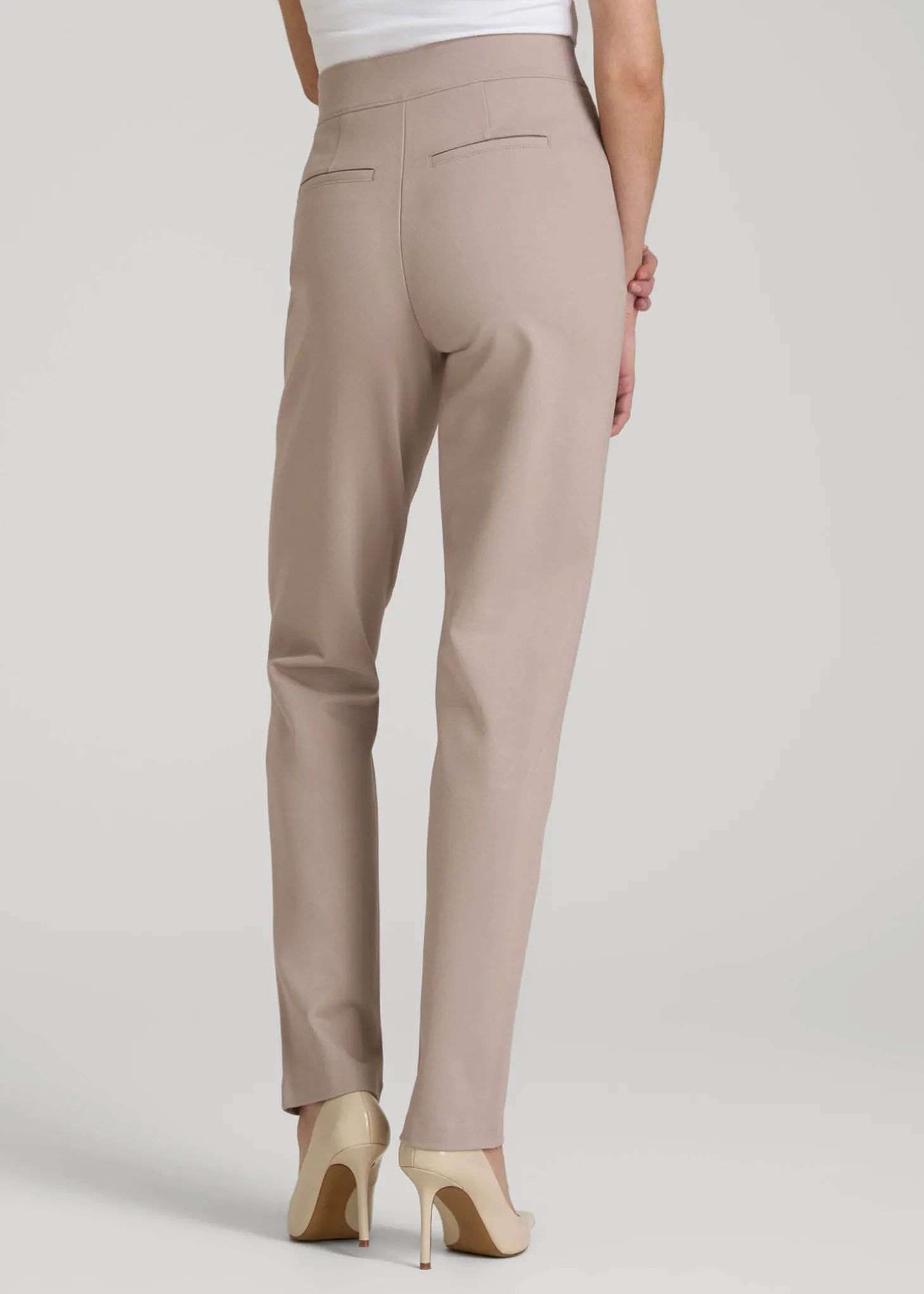 Pull-on Slim Dress Pants for Tall Women