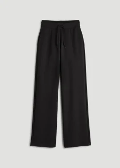 Pull-On Tie Waist Wide Leg Pants for Tall Women