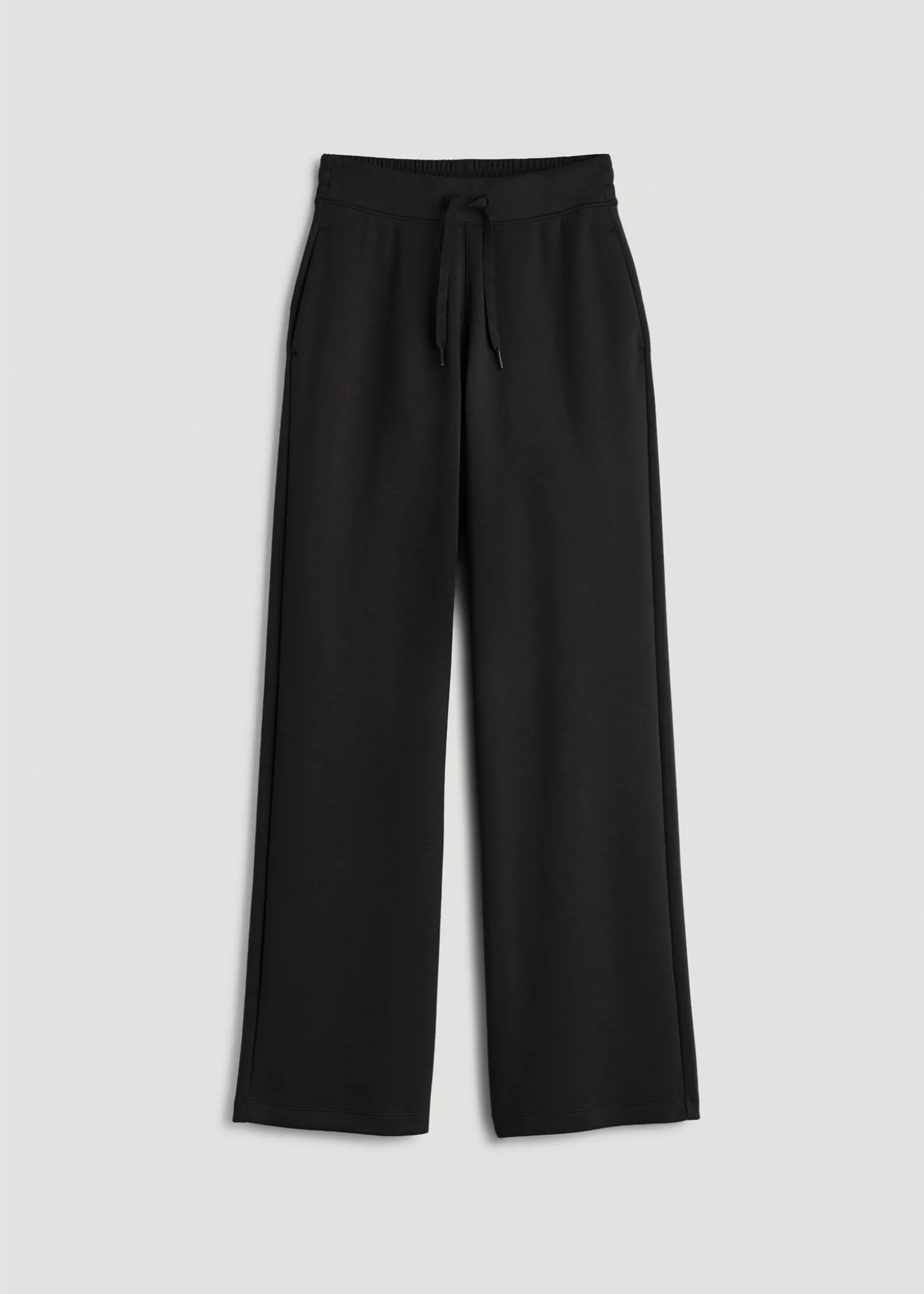 Pull-On Tie Waist Wide Leg Pants for Tall Women