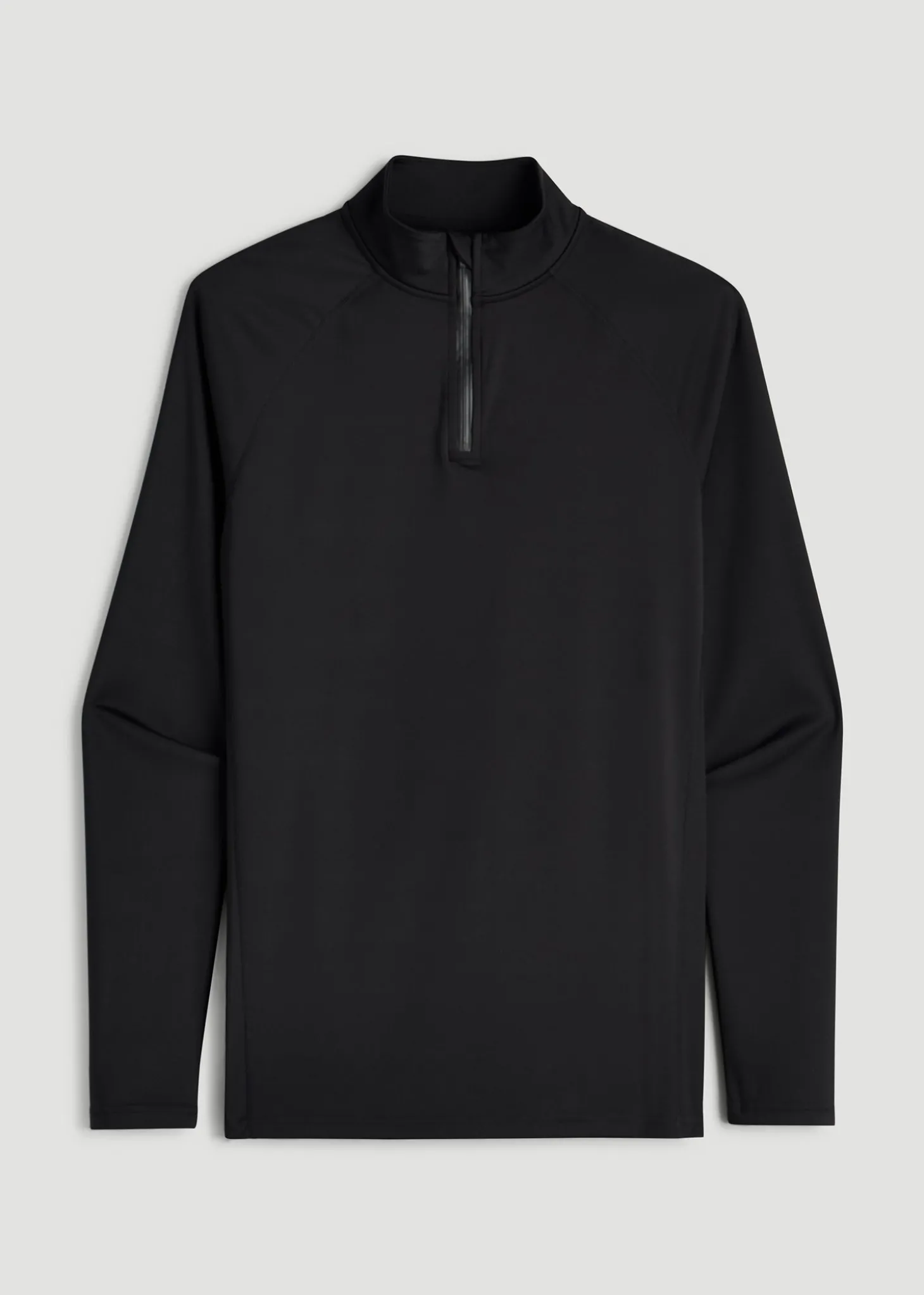 Quarter Zip Long Sleeves Rashguard for Tall Men