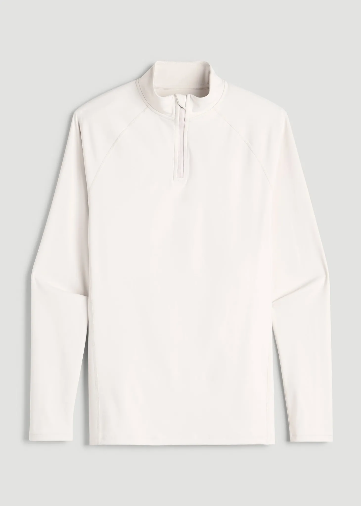 Quarter Zip Long Sleeves Rashguard for Tall Men