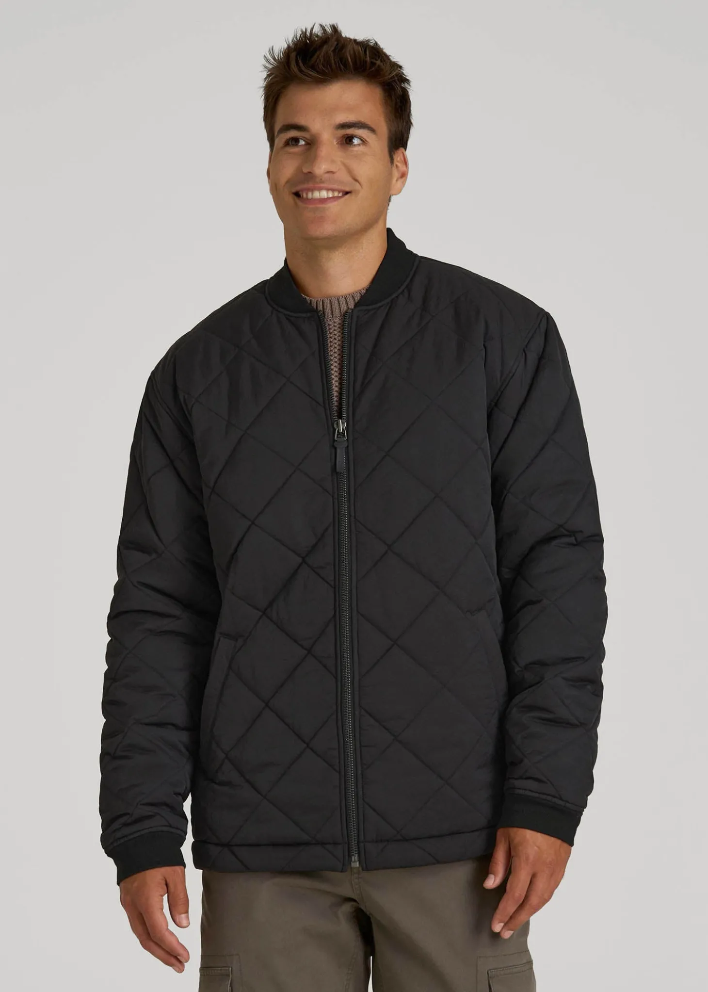 Quilted Jacket for Tall Men