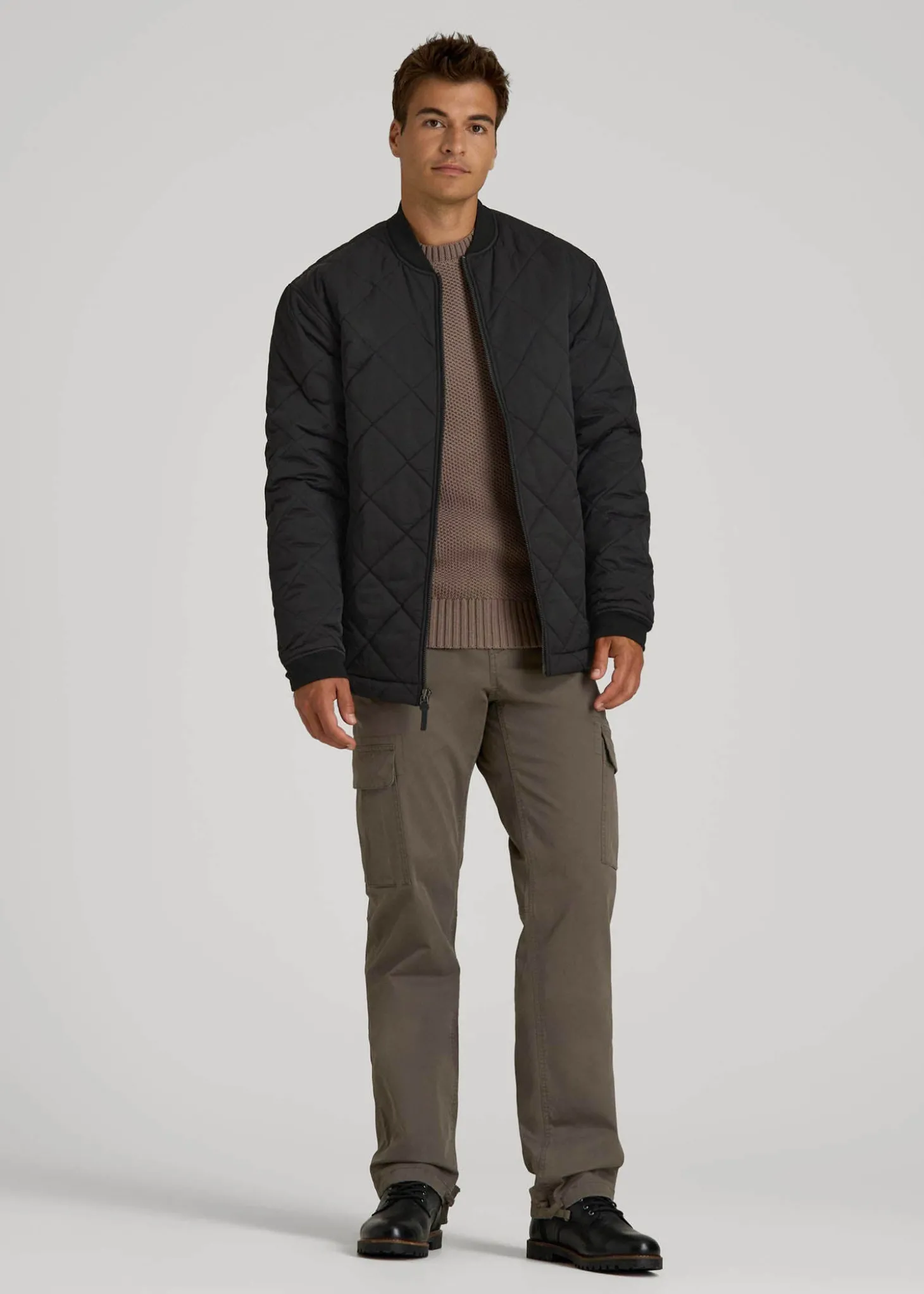 Quilted Jacket for Tall Men
