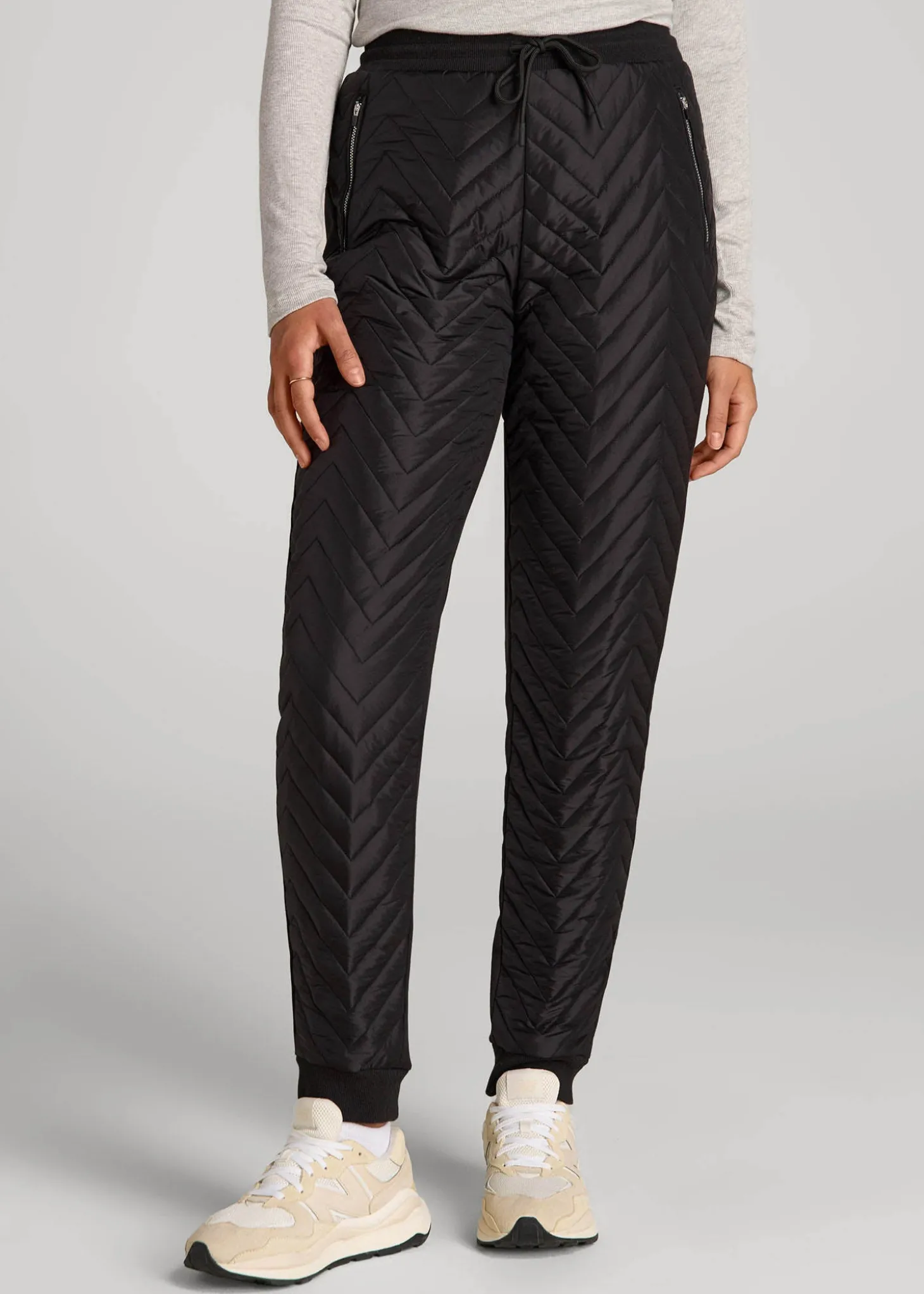 Quilted Joggers for Tall Women