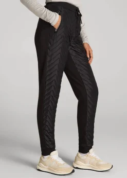 Quilted Joggers for Tall Women