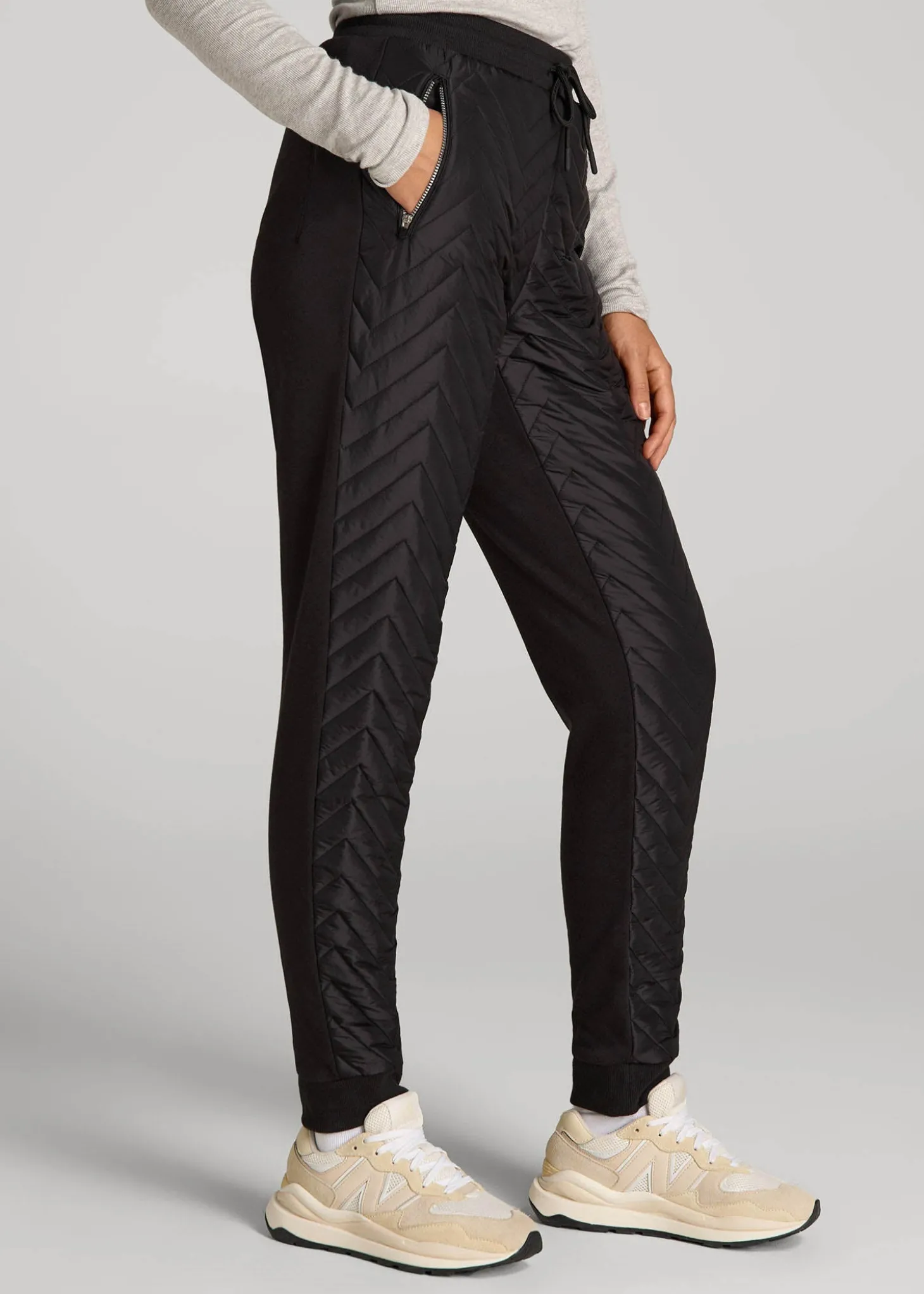 Quilted Joggers for Tall Women