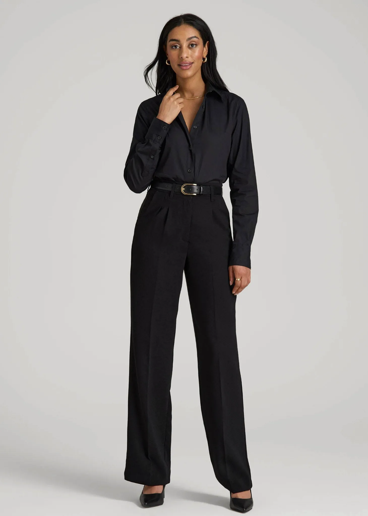 Regular Fit Dress Shirt for Tall Women