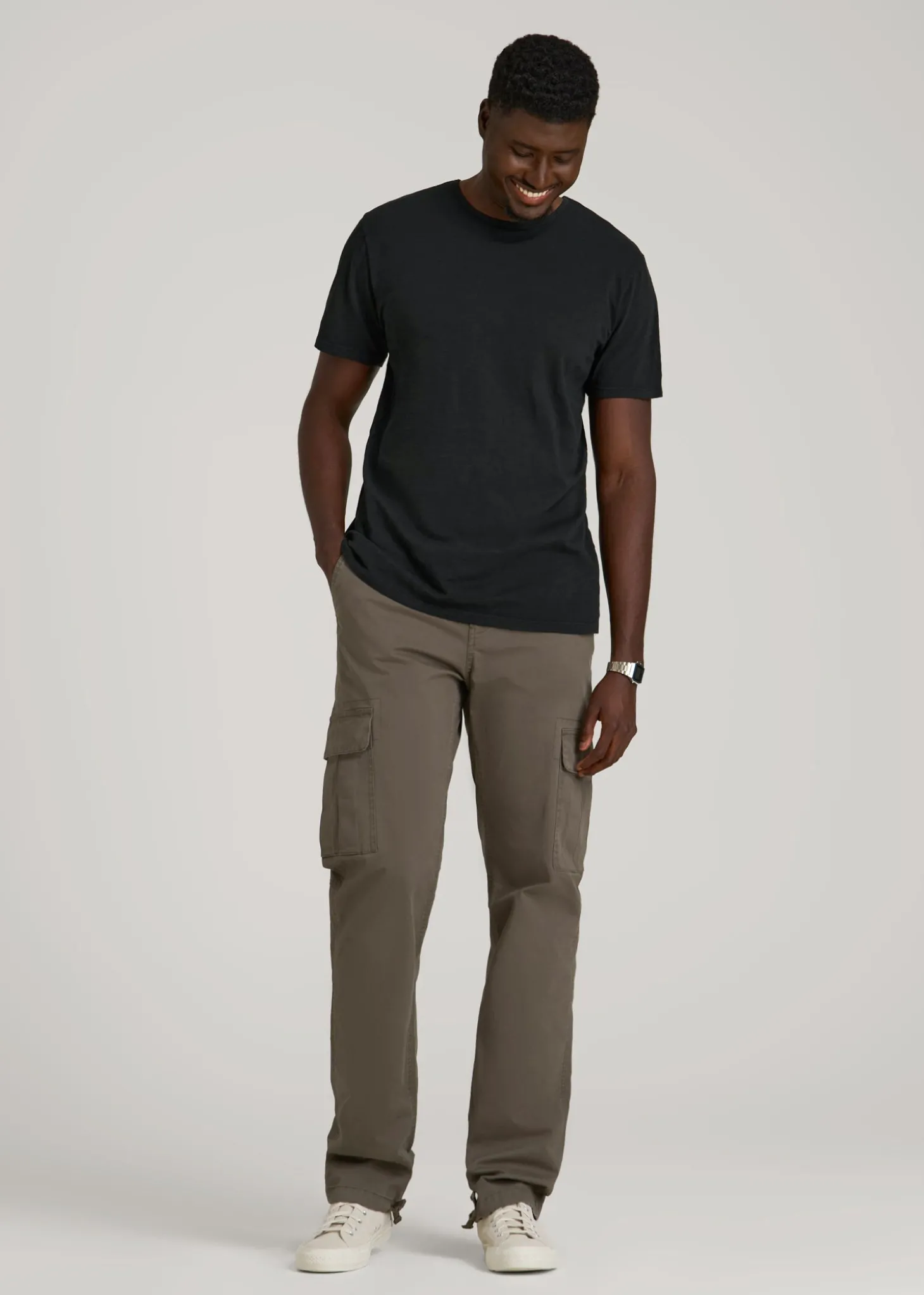 REGULAR-FIT Slub Tee for Tall Men