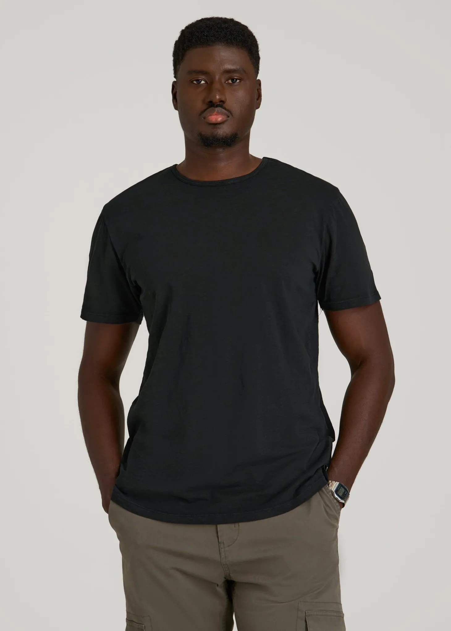REGULAR-FIT Slub Tee for Tall Men