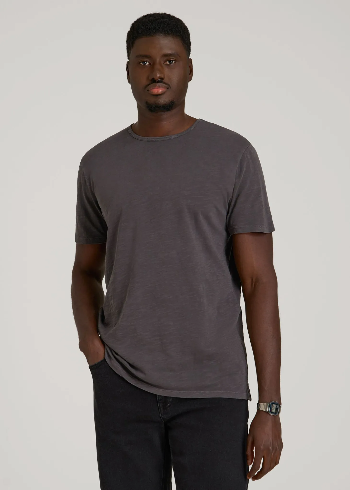 REGULAR-FIT Slub Tee for Tall Men