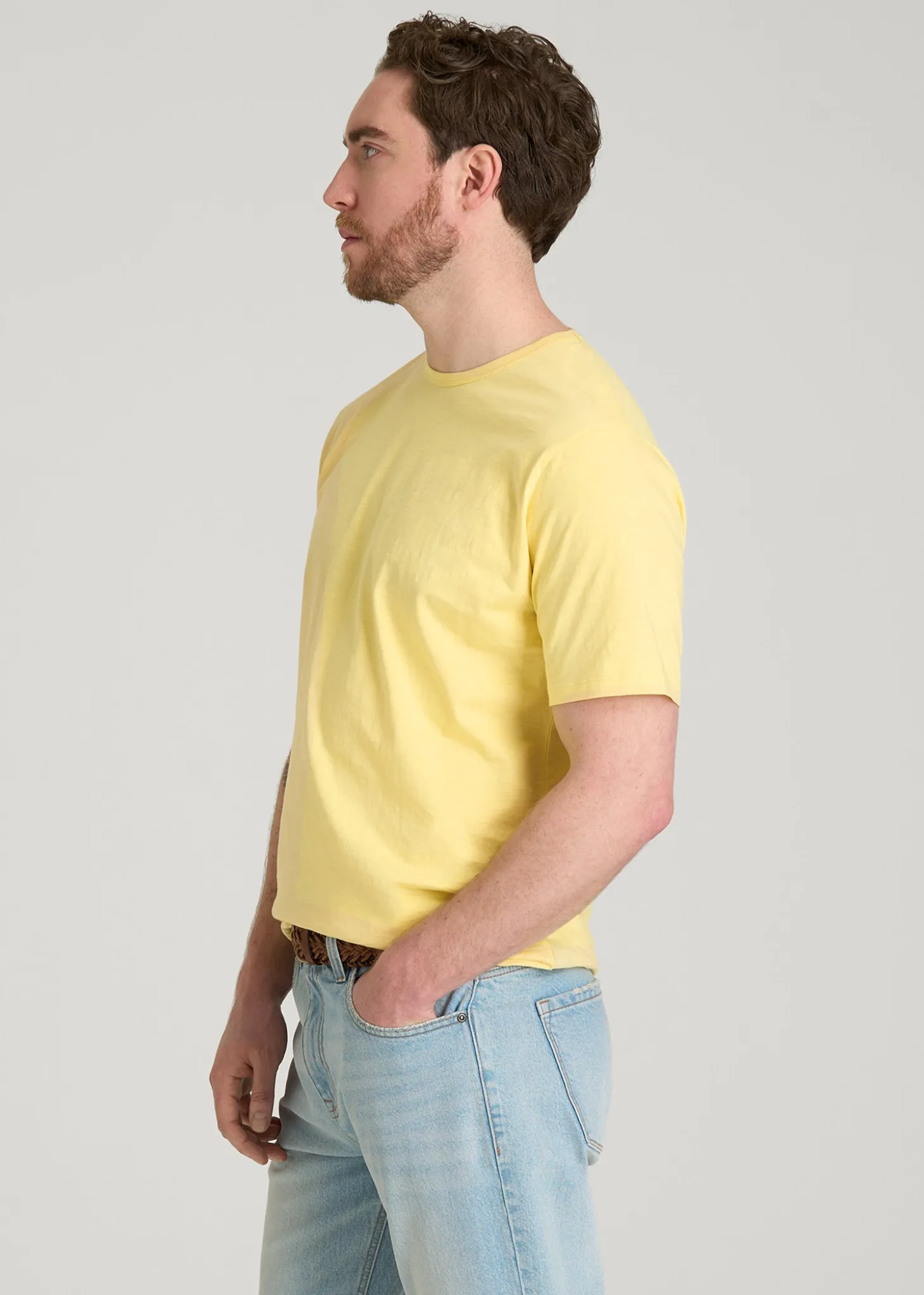 REGULAR-FIT Slub Tee for Tall Men