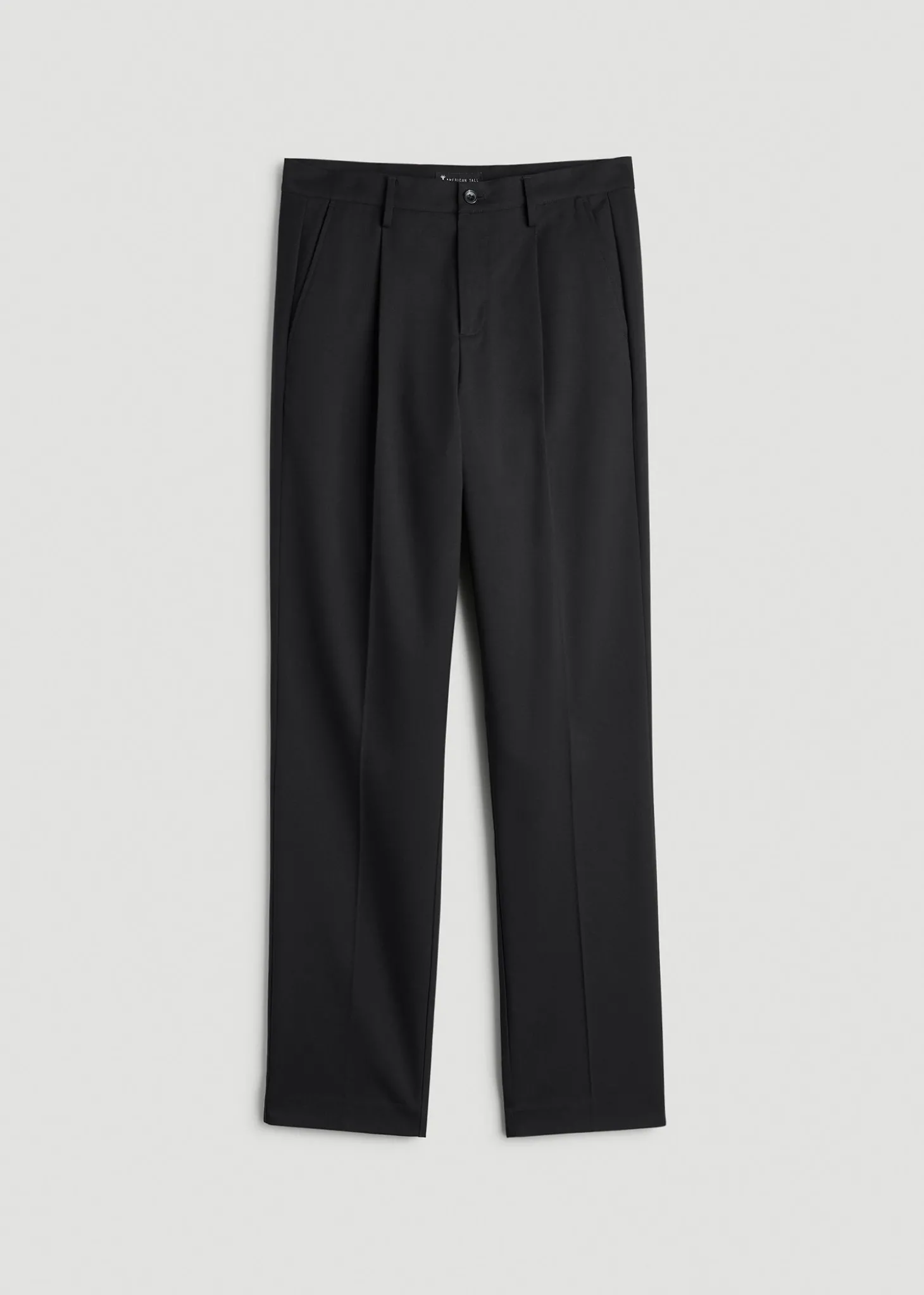 Relaxed Pleated Trousers for Tall Men