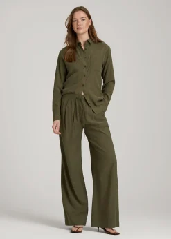 Relaxed Pull-On Pants for Tall Women