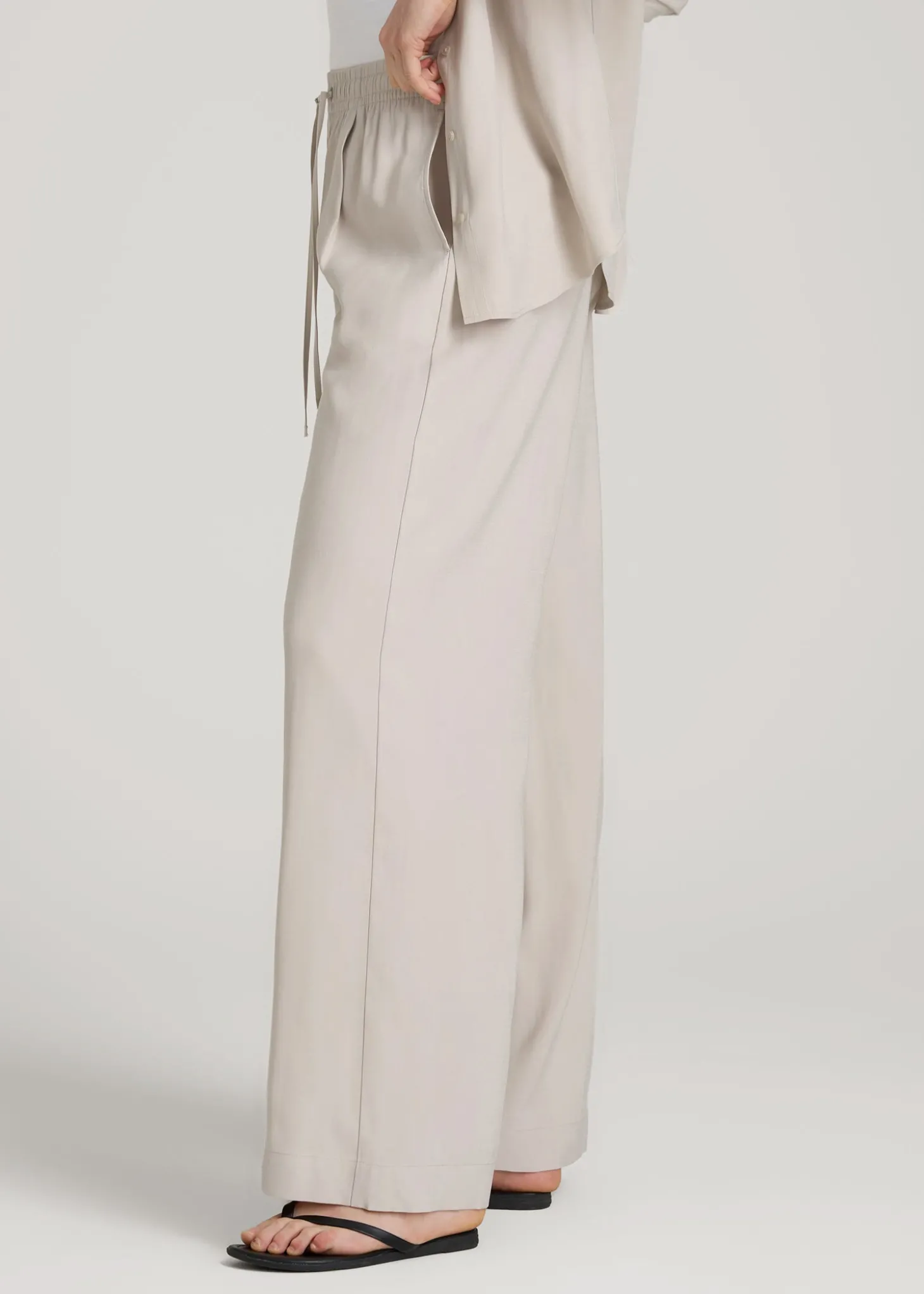 Relaxed Pull-On Pants for Tall Women