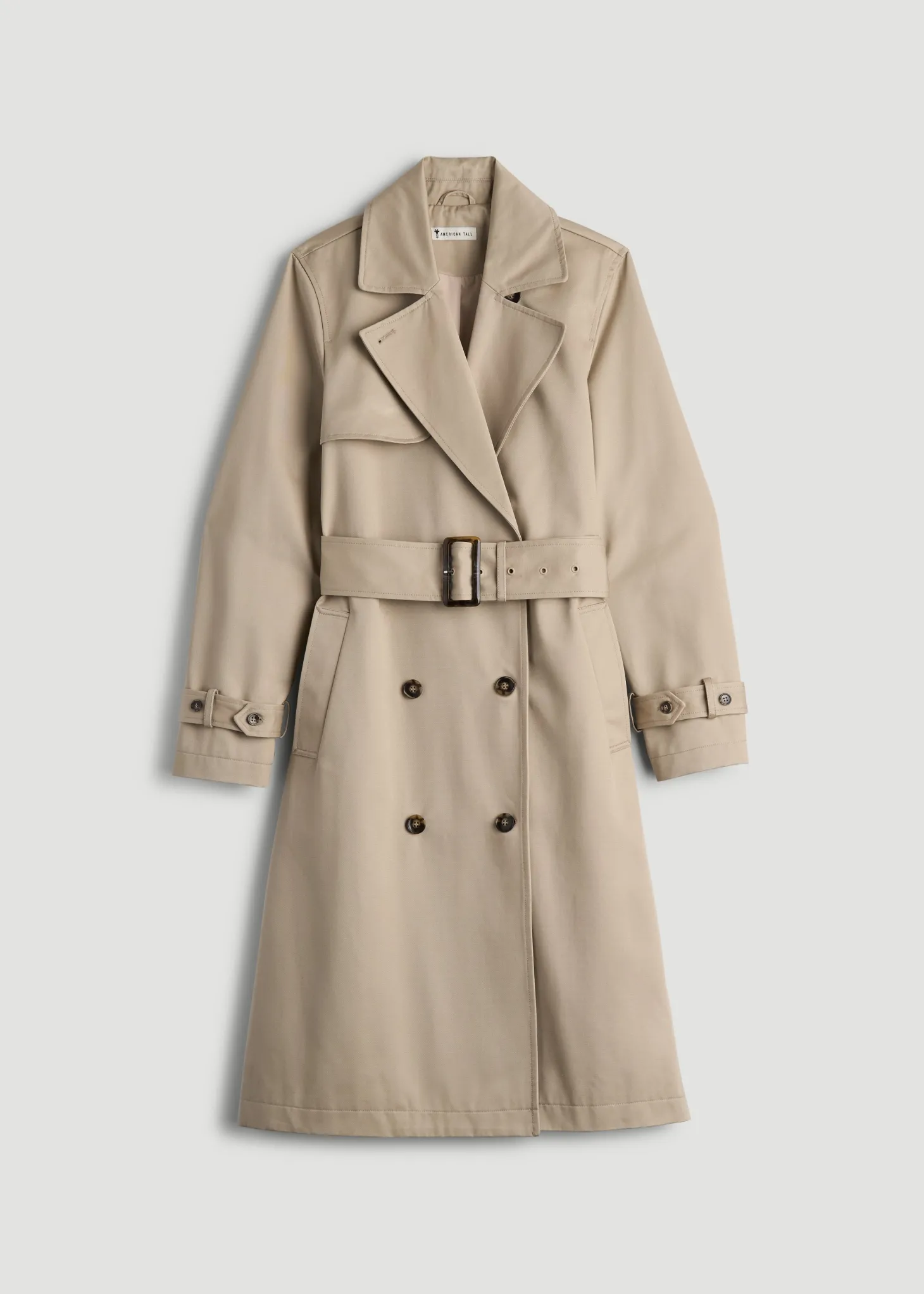 Relaxed Trench Coat for Tall Women